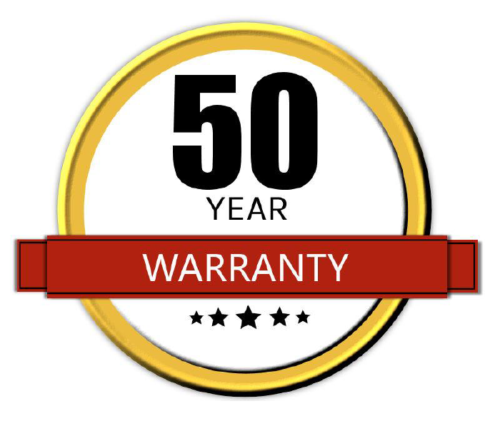 50 year warranty icon